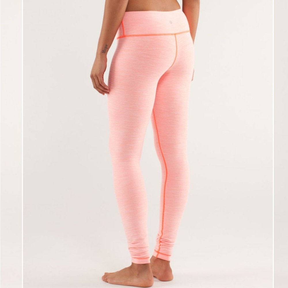 Lululemon Wunder Under pink Pant 4